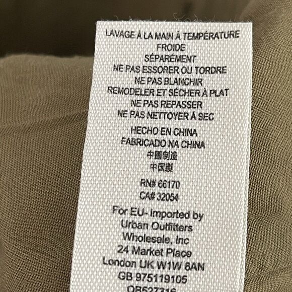 Free People Oh Snap Vegan Leather Mini Skirt Womens Size 6 Tan Brown OB527316 - Picture 11 of 12